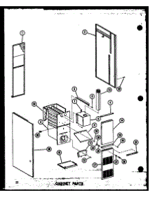 Cabinet Parts (Gce80dj-3 / P96491-1F) (Gce105dj-3 / P96491-2F) (Gce120dj-3.5 / P96491-3F) (Gce65dj-2 / P96491-4F) (Gce65dj / P96491-5F) (Gce80dj / P96491-6F) (Gce105dj / P96491-7F) (Gce120dj / P96491-3F) parts for Amana Furnace GCE80DJ-3/P96491-1F from AppliancePartsPros.com