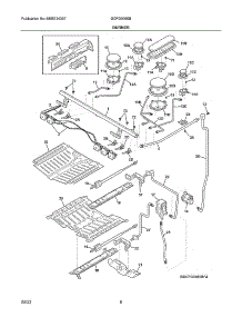 Burner parts for Frigidaire Gas Range GCFG3060BDA from AppliancePartsPros.com