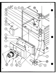 (Gci045b25b / P1106501f) (Gci070b30b / P1106502f) (Gci070b40b / P1106503f) (Gci090b30b / P1106504f) (Gci090b50b / P1106505f) parts for Amana Furnace GCI045B25B/P1106501F from AppliancePartsPros.com