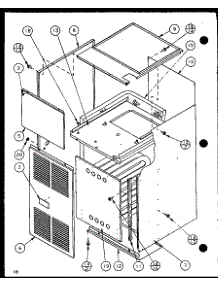 (Gci115c35b / P1106606f) (Gci115c50b / P1106607f) (Gci140c35b / P1106608f) parts for Amana Furnace GCI070C30B/P1106602F from AppliancePartsPros.com