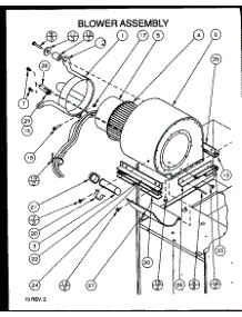 Blower Assembly (Gci090d50a / P1155305f) (Gci090x30a / P1155311f) (Gci090x50a / P1155312f) (Gci090d30a / P1155304f) (Gci115x35a / P1155313f) (Gci115d35a / P1155306f) (Gci115d50a / P1155307f) (Gci115x50a / P1155314f) (Gci140d50a / P1155308f) (Gci140x50a / P1155315f) parts for Amana Furnace GCI090D50A/P1155305F from AppliancePartsPros.com