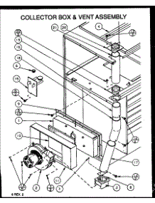 Collector Box & Vent Assembly parts for Amana Furnace GCI090X30A/P1155311F from AppliancePartsPros.com