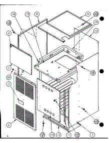 (Gci045c25b / P1106601f) (Gci070c30b / P1106602f) (Gci070c40b / P1106603f) (Gci090c30b / P1106604f) (Gci090c50b / P1106605f) parts for Amana Furnace GCI140C35B/P1106608F from AppliancePartsPros.com