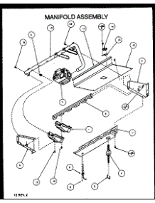 Manifold Assembly parts for Amana Furnace GCI140X50A/P1155315F from AppliancePartsPros.com