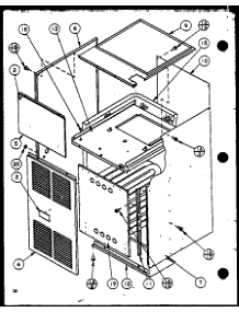 (Gci115a35cv / P9811222f) (Gci115a50cv / P9811223f) (Gci140a50cv / P9811224f) parts for Amana Furnace GCI90C50CV/P9811221F from AppliancePartsPros.com