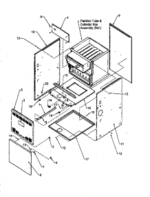 Cabinet Assembly parts for Amana Furnace GCIB070A30/P1186502F from AppliancePartsPros.com