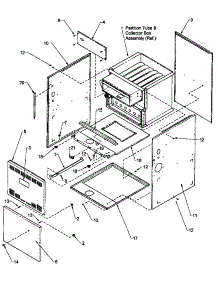 Cabinet Assembly parts for Amana Furnace GCIC090CX30/P1207504F from AppliancePartsPros.com