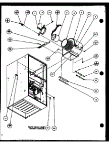 (Gcn45a30 / P9961601f) (Gcn70a30 / P9961602f) (Gcn70a40 / P9961603f) (Gcn90a40 / P9961604f) (Gcn115a40 / P9961606f) parts for Amana Furnace GCN45A30/P9961601F from AppliancePartsPros.com