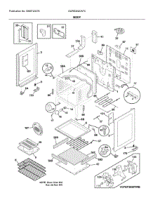 Body parts for Frigidaire Electric Range GCRE302CAFC from AppliancePartsPros.com