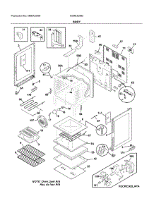 Body parts for Frigidaire Electric Range GCRE3038ADD from AppliancePartsPros.com