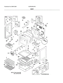 Body parts for Frigidaire Electric Range GCRE306CAFE from AppliancePartsPros.com