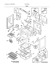 Body parts for Frigidaire Gas Range GCRG3038AFC from AppliancePartsPros.com