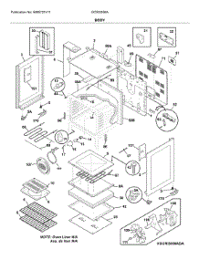 Body parts for Frigidaire Electric Range GCRI3058ADA from AppliancePartsPros.com