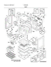 Body parts for Frigidaire Electric Range GCRI3058ADC from AppliancePartsPros.com