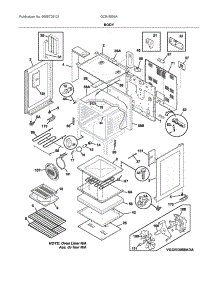 Body parts for Frigidaire Electric Range GCRI3058ADD from AppliancePartsPros.com