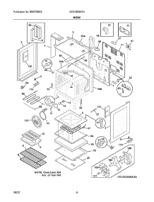 Body parts for Frigidaire Gas Range GCRI3058AFH from AppliancePartsPros.com