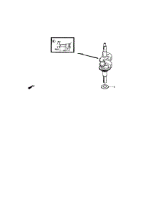 Crankshaft parts for Honda Lawn & Garden Engine GCV-160-A from AppliancePartsPros.com