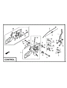 Control parts for Honda Lawn & Garden Engine GCV160-LAOS3A from AppliancePartsPros.com
