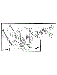 Oil Pan parts for Honda Lawn & Garden Engine GCV160-LAOS3A from AppliancePartsPros.com