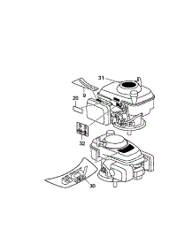 Labels parts for Honda Lawn & Garden Engine GCV160-LAOS3B from AppliancePartsPros.com