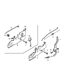Controls parts for Honda Lawn & Garden Engine GCV190-LABHH from AppliancePartsPros.com