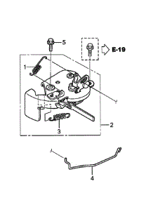 Choke Lever parts for Honda Lawn & Garden Engine GCV190-LABHH from AppliancePartsPros.com