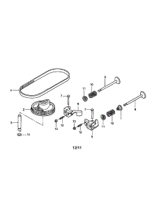 Camshaft Pulley parts for Honda Lawn & Garden Engine GCV190-LABHH-ED from AppliancePartsPros.com