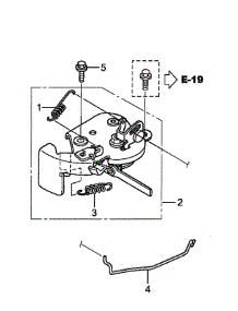 Choke Lever parts for Honda Lawn & Garden Engine GCV190-LABHH-ED from AppliancePartsPros.com