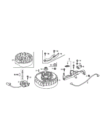 Flywheel parts for Honda Lawn & Garden Engine GCV190-LABHH-ED from AppliancePartsPros.com