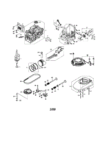 Cylinder / Oil Pan / Fan Cover parts for Honda Lawn & Garden Engine GCV190LAN5AF from AppliancePartsPros.com