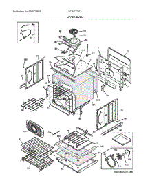 Upper Oven parts for Frigidaire Electric Wall Oven GCWD2767ADD from AppliancePartsPros.com