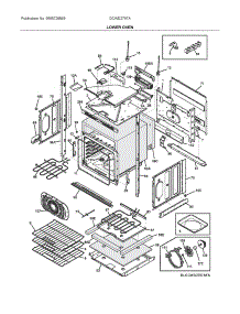 Lower Oven parts for Frigidaire Electric Wall Oven GCWD2767ADD from AppliancePartsPros.com