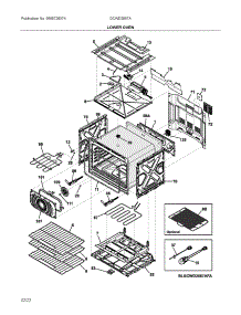 Lower Oven parts for Frigidaire Electric Wall Oven GCWD3067ADA from AppliancePartsPros.com