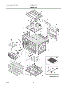 Lower Oven parts for Frigidaire Electric Wall Oven GCWD3067ADB from AppliancePartsPros.com