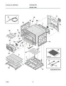 Upper Oven parts for Frigidaire Electric Wall Oven GCWD3067AFB from AppliancePartsPros.com