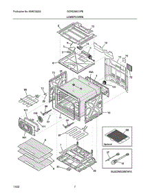 Lower Oven parts for Frigidaire Electric Wall Oven GCWD3067AFB from AppliancePartsPros.com