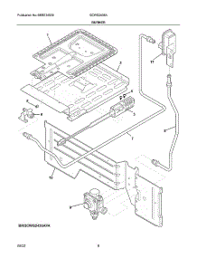 Burner parts for Frigidaire Range Hood GCWG2438AFA from AppliancePartsPros.com
