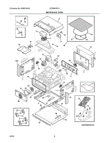 Microwave Oven parts for Frigidaire Range Hood GCWM2767AFE from AppliancePartsPros.com