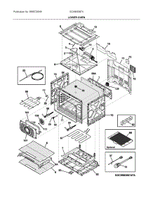 Lower Oven parts for Frigidaire Wall Oven/Microwave Combo GCWM3067AFA from AppliancePartsPros.com