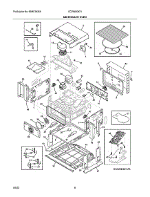 Microwave Oven parts for Frigidaire Range Hood GCWM3067AFB from AppliancePartsPros.com