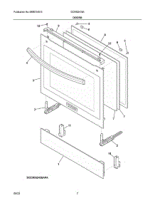 Doors parts for Frigidaire Range Hood GCWS2438AFA from AppliancePartsPros.com