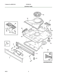Control Panel parts for Frigidaire Range Hood GCWS2438AWA from AppliancePartsPros.com