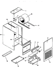 Cabinet parts for Icp Furnace GDJ100M12A1 from AppliancePartsPros.com