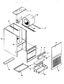 Cabinet parts for Icp Furnace GDJ125M20A1 from AppliancePartsPros.com
