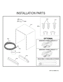 Installation Parts parts for Ge Dishwasher GDP630PGR0WW from AppliancePartsPros.com