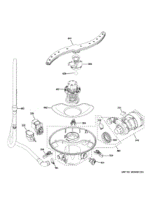 Motor, Sump & Filter Assembly parts for Ge Dishwasher GDT630PFR3DS from AppliancePartsPros.com
