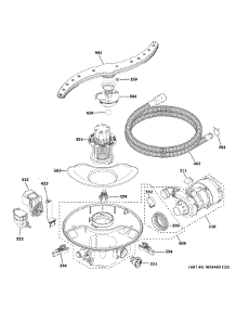 Motor, Sump & Filter Assembly parts for Ge Dishwasher GDT645SFN2DS from AppliancePartsPros.com
