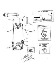 Water Heater parts for Ao Smith Gas Water Heater GDVH50 from AppliancePartsPros.com