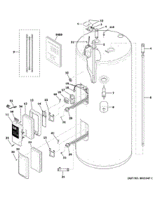 Water Heater Assembly parts for Ge Electric Water Heater GE50S10CMR01 from AppliancePartsPros.com