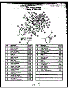 Ice Maker Parts parts for Caloric Side-By-Side Refrigerator GFD240-1L3 from AppliancePartsPros.com